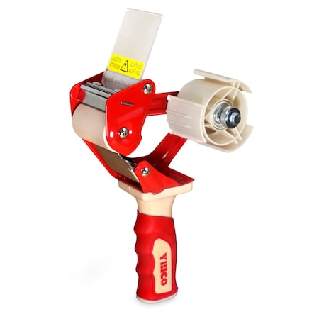 Idl Packaging 2in x 110 yd 2.6 mil Clear Sealing Packing Tape, and HD Tape Dispenser with Comfy Handle, 36PK C-1226-110 + T235